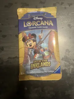 Disney Lorcana Into the Inklands booster pack, 12 cards, NEW sealed package - Image 5