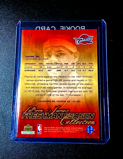 Lebron James Rookie Upper Deck 2003 Set LA Lakers Game 03-04 SP Cavs RC #33 - Image 2