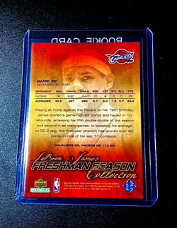 Lebron James Rookie Upper Deck 2003 Set LA Lakers Game 03-04 SP Cavs RC #33 - Image 4