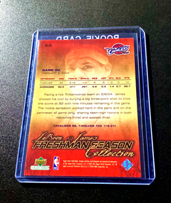 LeBron James Rookie Upper Deck 2003 Set 03-04 Short Print LA Lakers #50 Cavs SP - Image 2