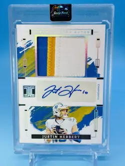 2024 Impeccable ~ JUSTIN HERBERT ~ Immense Patch AUTO #'d /15 💥 Chargers 🔥 - Image 1