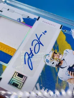 2024 Impeccable ~ JUSTIN HERBERT ~ Immense Patch AUTO #'d /15 💥 Chargers 🔥 - Image 3