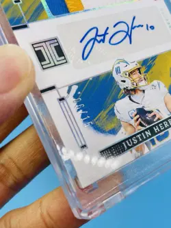2024 Impeccable ~ JUSTIN HERBERT ~ Immense Patch AUTO #'d /15 💥 Chargers 🔥 - Image 5