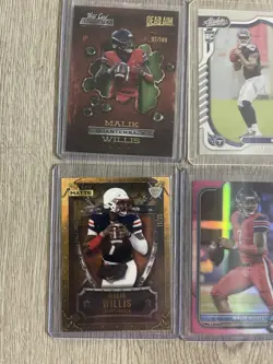 Malik Willis Football Card Lot Of 50 Cards Rookies Autos Serialized Etc CV JD - Image 4