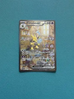 Alakazam EX 201/165 Pokemon Scarlet & Violet 151 Card Sir, English, NM - Image 1