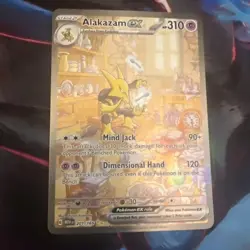 Alakazam ex 201/165 - SV: Scarlet & Violet 151 - SIR - Pokemon TCG - NM - Image 2
