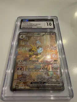 Alakazam ex 201/165 Sv: Scarlet & Violet 151 CGC GEM Mint 10 SIR Pokemon TCG - Image 1