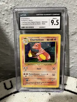 CGC 9.5 Charmeleon 002/034 Holo Trading Card Game Classic 2023 English - Image 1