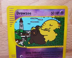 DROWZEE 74b/147 Aquapolis REVERSE HOLO RH E-READER Pokemon TCG card NM - Image 2