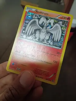 Pokemon ENGLISH Reshiram Legendary Treasures HOLO Card 28/118 PLAYED Aya Kasube - Image 5