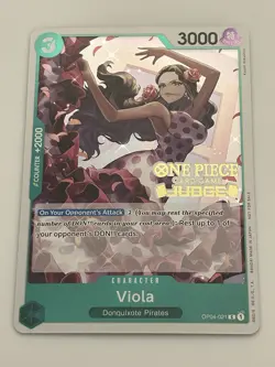 Viola (Judge Pack Vol. 4) OP04-021 One Piece Promotion Cards Foil - Image 1
