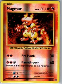 Magmar 20/108 Reverse Holo XY - Evolutions - Pokemon Card - NM - Image 1