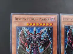 Yugioh - Destiny Hero - Plasma RYMP-EN036 & LEHD-ENA02 Common Set x2 - Image 2