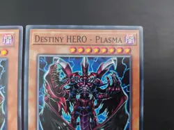 Yugioh - Destiny Hero - Plasma RYMP-EN036 & LEHD-ENA02 Common Set x2 - Image 4