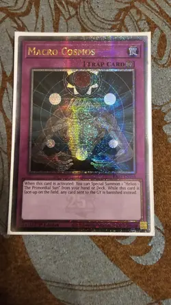 RA03-EN164 Macro Cosmos Quarter Century Secret Rare 1st Ed YuGiOh - Image 1
