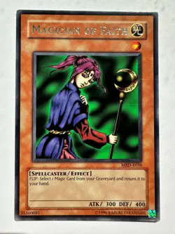 Yugioh Magician of Faith MRD-E036 Rare Good Condition - Image 1