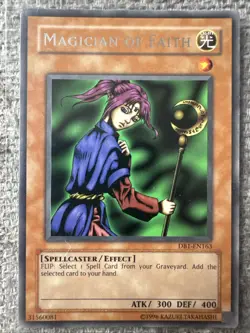 Yu-Gi-Oh! TCG Magician of Faith Dark Beginning 1 DB1-EN163 Unlimited Rare - Image 1