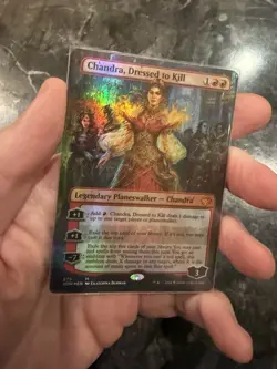 Chandra, Dressed to Kill (Borderless) Innistrad: Crimson Vow Foil - Image 1