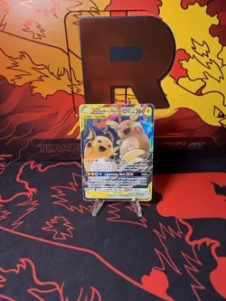 Pokemon GX Tag Team Raichu and Alolan Raichu Card Unified Minds 54/236 - Image 1