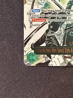 Demon Aura Nine Sword Style Asura Blades Drawn Dead Man's Game OP12-037 Alt Art - Image 5