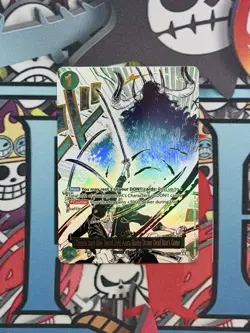 Demon Aura Nine Sword Style Asura Blades Drawn Dead Man's Game Alt Art OP12-037 - Image 1