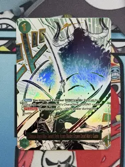 Demon Aura Nine Sword Style Asura Blades Drawn Dead Man's Game Alt Art OP12-037 - Image 2