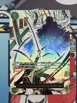 Demon Aura Nine Sword Style Asura Blades Drawn Dead Man's Game Alt Art OP12-037 - Image 3