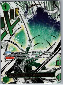 Demon Aura Nine Sword Style Asura Blades Drawn Dead Man's Game Alt Art OP12-037 - Image 1