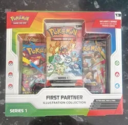 Pokemon TCG First Partner Illustration Collection Series 1 Box Promo Booster - Image 1