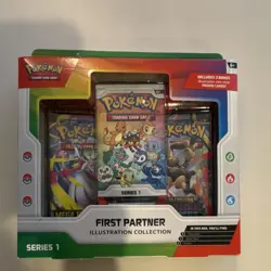 Pokemon First Partner Illustration Collection Series 1 Promo Booster Box English - Image 1