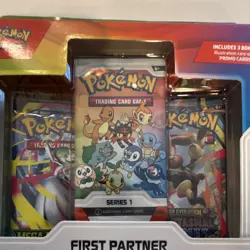 Pokemon First Partner Illustration Collection Series 1 Promo Booster Box English - Image 4