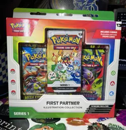 Pokemon First Partner Illustration Collection Series 1 Promo Booster Box English - Image 1