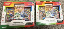 Pokemon First Partner Illustration Collection Series 1 Box Lot, Booster, Promo - Image 1