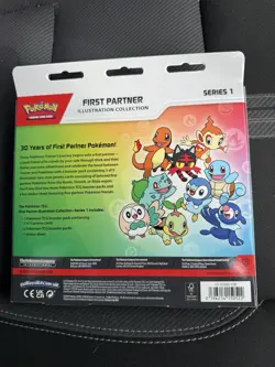 Pokemon First Partner Illustration Collection Series 1 Box Promo Booster Sticker - Image 2