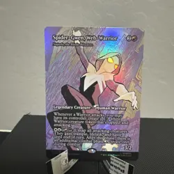 Spider-Gwen, Web-Warrior - Najeela, the Blade-Blossom (Borderless) -Legal Foil - Image 1