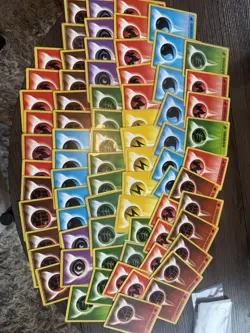 Pokemon TCG Base Set All Shadowless Energy Lot (72 Cards) - Image 1