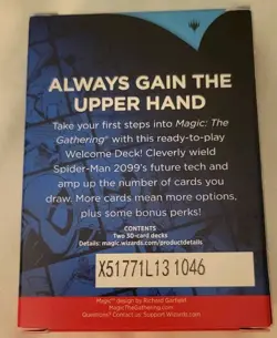 SDCC 2025 HASBRO MAGIC THE GATHERING SPIDER-MAN WELCOME DECK Blue - Image 4
