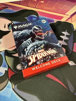 Magic The Gathering Disney MTG Marvel Spider-Man Venom Black Welcome Deck - Image 2