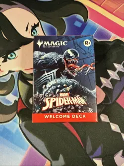 Magic The Gathering Disney MTG Marvel Spider-Man Venom Black Welcome Deck - Image 5