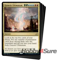 Genesis Ultimatum X4 M/NM Magic: The Gathering MTG Ikoria - Image 1