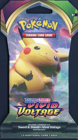 Pokemon Sword & Shield Vivid Voltage Sleeved Booster Pack New Factory Sealed - Image 1