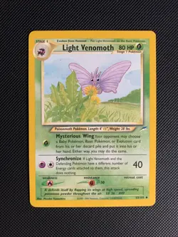 Light Venomoth 53/105 Uncommon Neo Destiny Pokemon Unlimited - Image 1