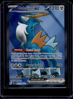 Cobalion ex 103/086 Ultra Rare Chaos Rising Pokemon Holo Near Mint - Image 1