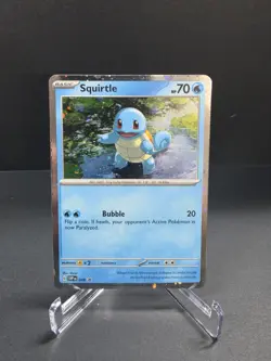 Pokemon Squirtle Cosmos Holo Promo 048 Sv Scarlet & Violet 70 HP Bubble 20 - Image 1