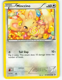Minccino - Star Holo - RC18/RC25 Legendary Treasures - Pokemon TCG - 2013 - Image 1