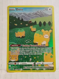 Pokemon Company Ditto GG22/GG70 Crown Zenith Galarian Gallery Holo Ultra Rare - Image 1