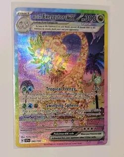 Alolan Exeggutor ex 242/191 SV08 Surging Sparks Special Illustration Rare NM - Image 1