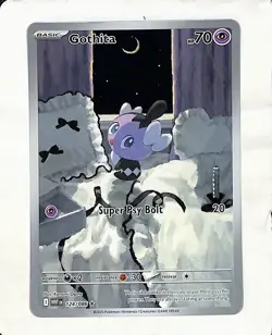 Pokemon TCG Gothita 124/086 Illustration Rare White Flare Holo Card - Image 1