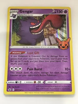 Gengar 057/198 Holo Rare Chilling Reign Pokemon Holo Near Mint - Image 1