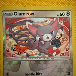 Pokemon TCG Glameow 108/156 UPR Colorless Reverse Holo Alt Art English Card - Image 4